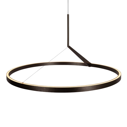 Lucide APPLAUSE - Pendant light - Ø 80 cm - LED Dim. - CCT - 1x50W 2700K/4000K - Hand Wave Sensor - Grey iron | Premium - detail 1